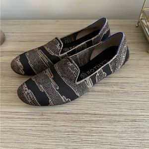 Rothy’s Loafers Golden Shimmer Size 9.5